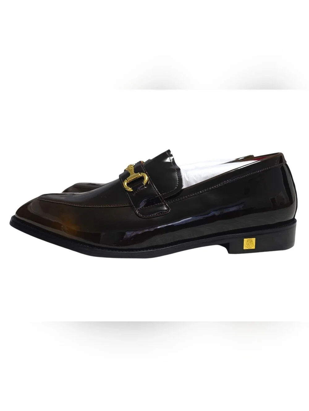 Paul Erphpre Paul Mens Dress Loafers Brown Patent Leather Red Bottom Sz 13